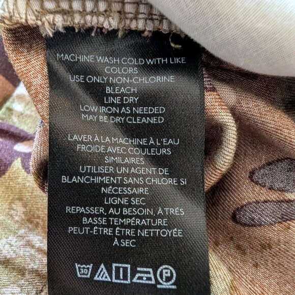 Urban Outfitters Womens Sz S Floral Camo Cargo Utility Drawstring Viscose Pants - Picture 10 of 11